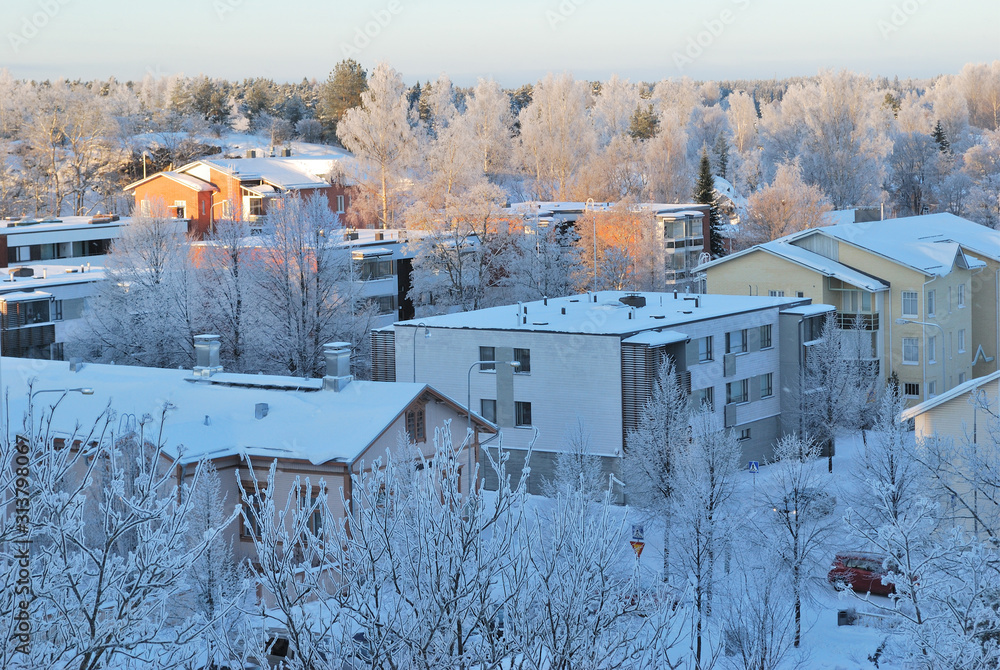 Finland. Mikkeli in winter