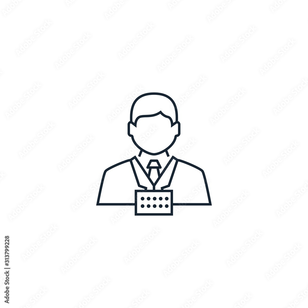 participant creative icon. From Business People icons collection. Isolated participant sign on white background participant creative icon. From Business People icons collection. Isolated participant sign on white background