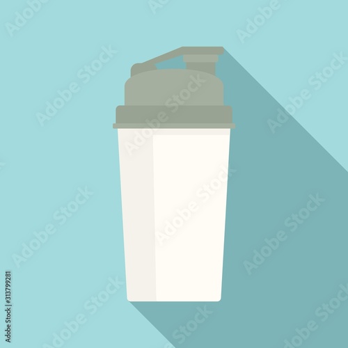 Shaker icon. Flat illustration of shaker vector icon for web design
