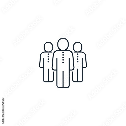 business people creative icon. From Business People icons collection. Isolated business people sign on white background