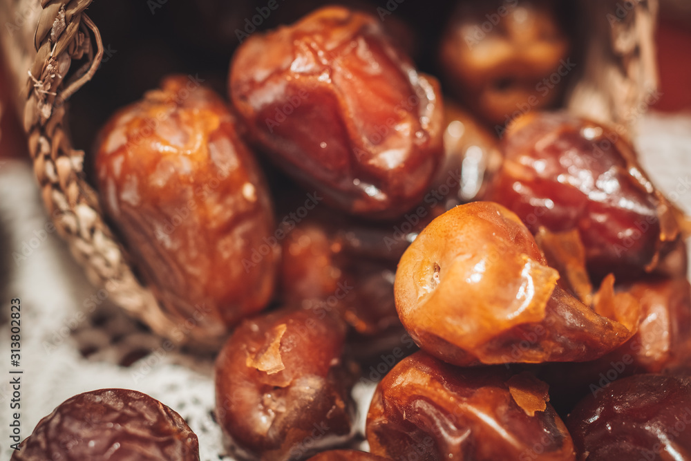 Delicious fresh and sweet Sukkari dates from Saudi Arabia Delicious fresh and sweet Sukkari dates from Saudi Arabia