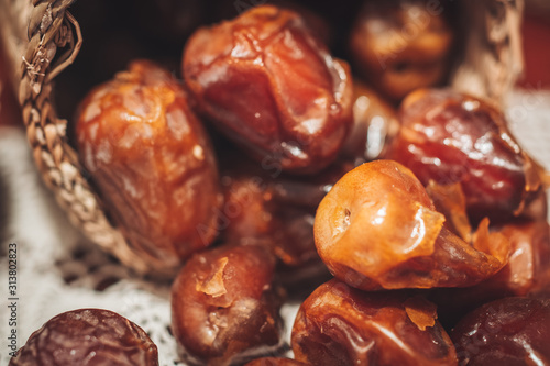 Delicious fresh and sweet Sukkari dates from Saudi Arabia