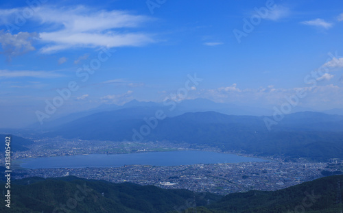 高ボッチ高原からの諏訪湖 © shun.cap