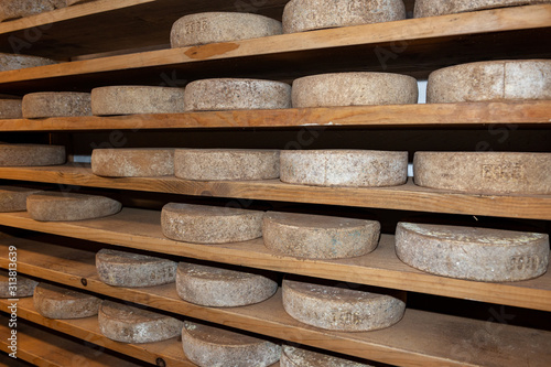 Bettelmat cheese from the Ossola valley