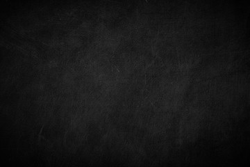 Blank front Real black chalkboard background texture in college concept for back to school kid wallpaper for create white chalk text draw graphic. Empty old back wall education blackboard.