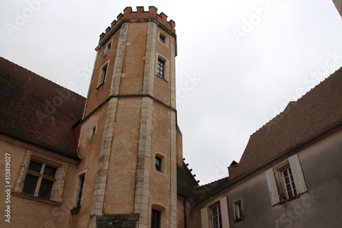 building (gothic mansion) in sancerre (france)  
