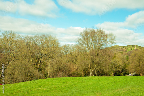Malvern hills in the springtime