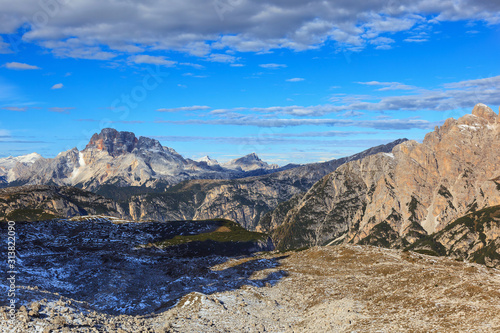 Mountain view at Dolomites