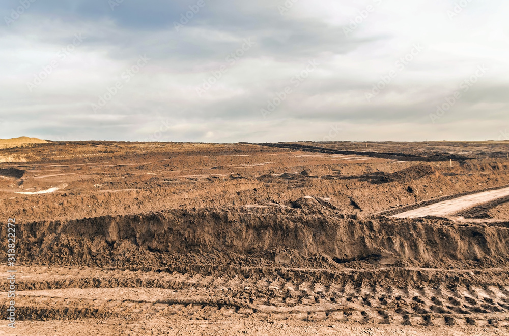 Naklejka premium Scenic View of the Desert