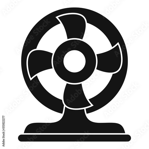 Room filter fan icon. Simple illustration of room filter fan vector icon for web design isolated on white background
