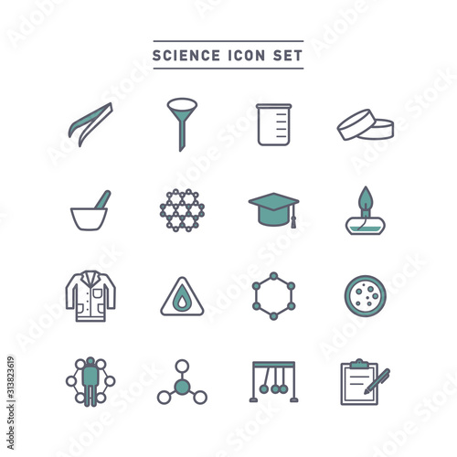 SCIENCE ICON SET