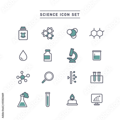 SCIENCE ICON SET
