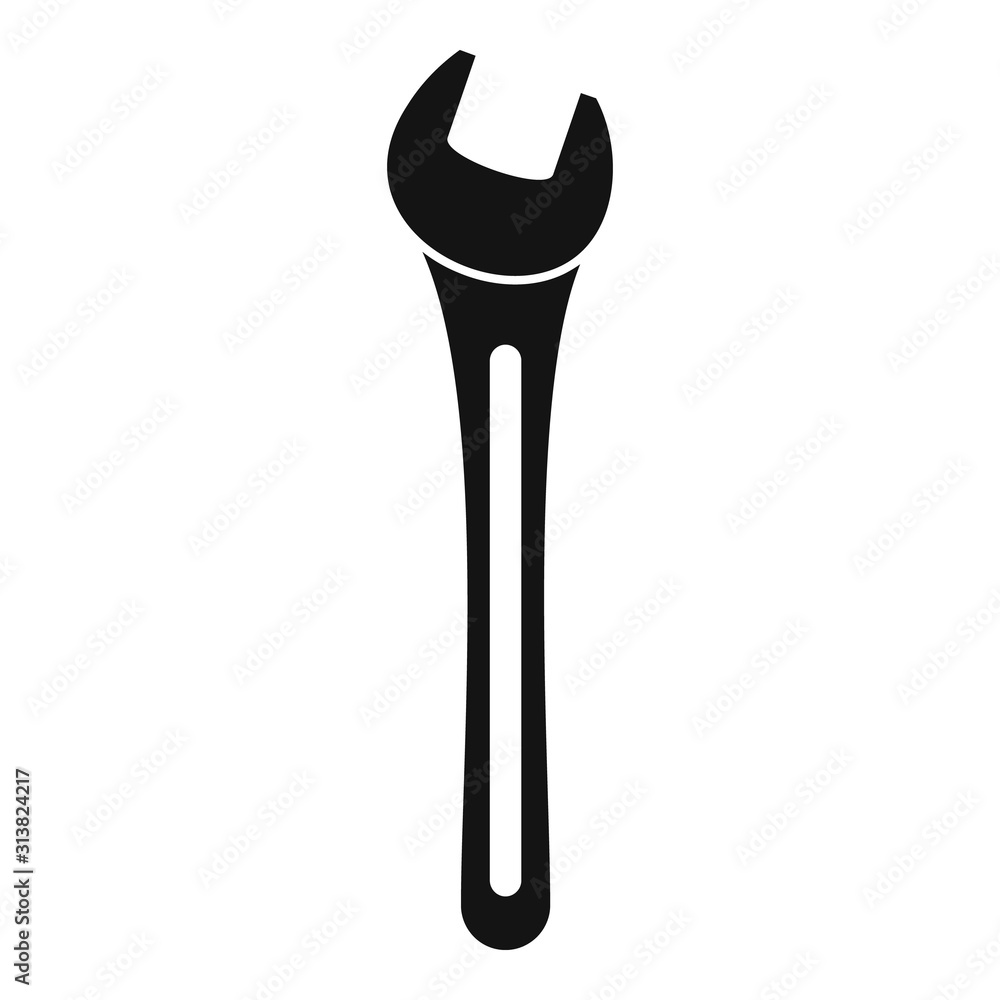 Restore wrench icon. Simple illustration of restore wrench vector icon for web design isolated on white background Restore wrench icon. Simple illustration of restore wrench vector icon for web design isolated on white background