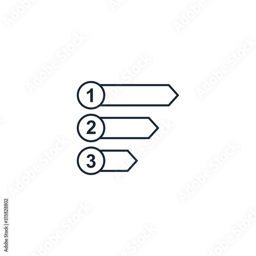 Priority creative icon. From Artificial Intelligence icons collection. Isolated Priority sign on white background