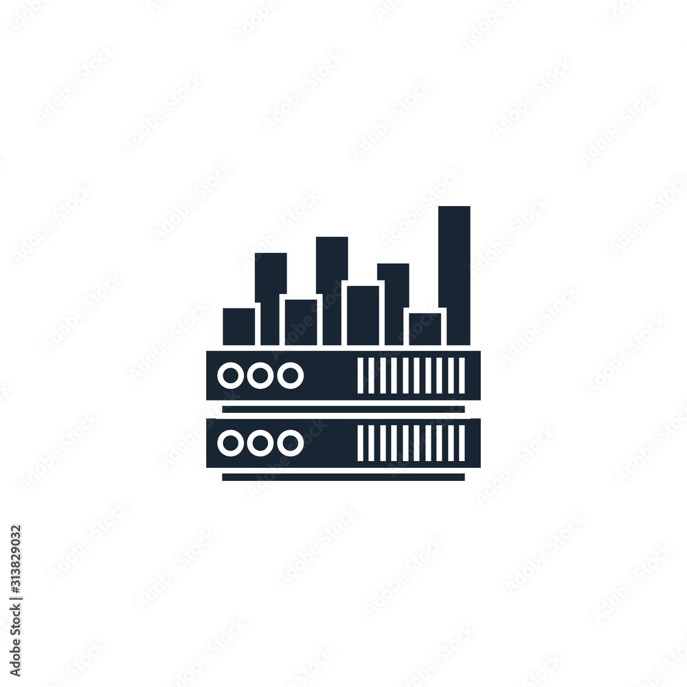 Big data creative icon. From Artificial Intelligence icons collection. Isolated Big data sign on white background