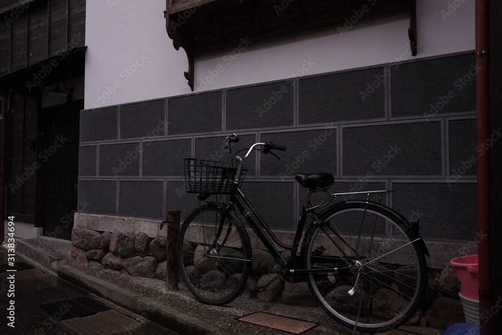 自転車のある風景