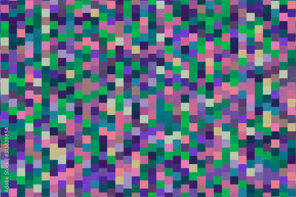 Colorful pattern with different shapes objects. Texture background for textile, print, paper, fabric background, wallpaper Colorful pattern with different shapes objects. Texture background for textile, print, paper, fabric background, wallpaper