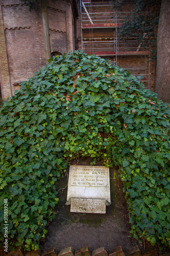 Ravenna, Emilia-Romagna - Italy, capital of the mosaic. The tomb of Dante Aligheri. photo