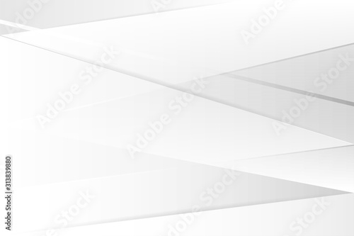 Abstract white and gray gradient backgroun. Modern design geometrical. Vector Illustration.