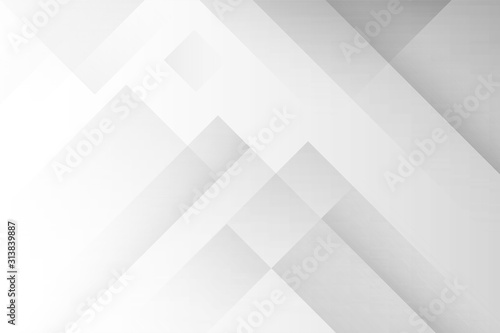 Abstract white and gray gradient backgroun. Modern design geometrical. Vector Illustration.