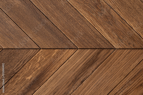 Close-up on hardwood floor parquet