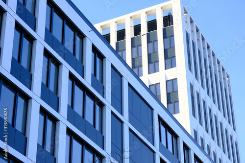 Wallpaper Mural Facade of a modern office buildings in new contemporary business center. Torontodigital.ca