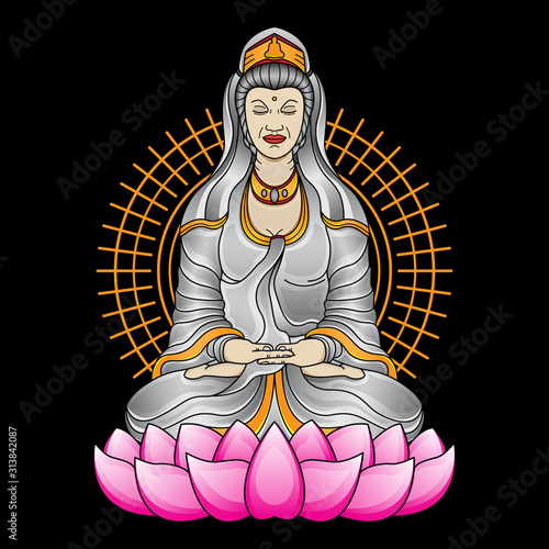 kwan yin goddess tattoo
