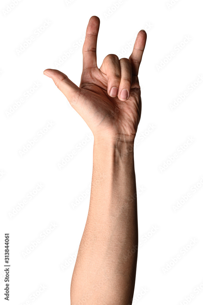 Hands in the form of heart on white background with clipping path. Hands in the form of heart on white background with clipping path.