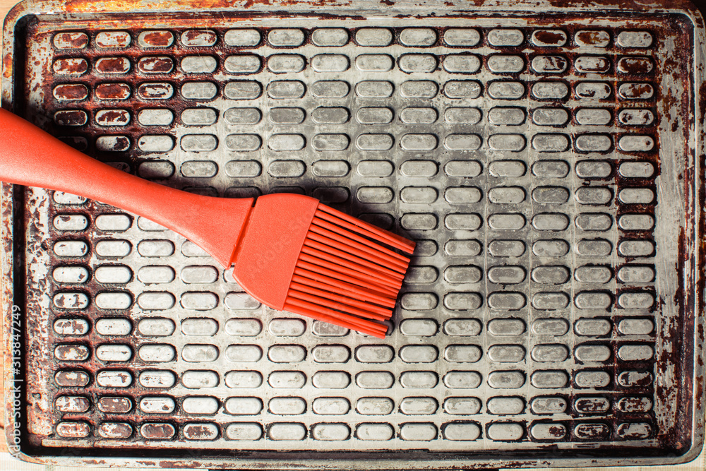 waffle iron brush
