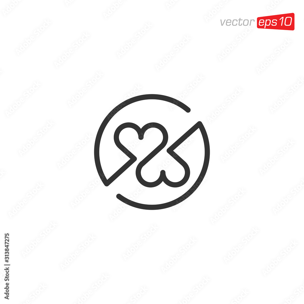Heart Love Logo Icon Design Vector Heart Love Logo Icon Design Vector