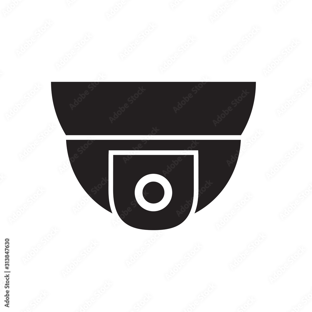 CCTV icon design template collection CCTV icon design template collection