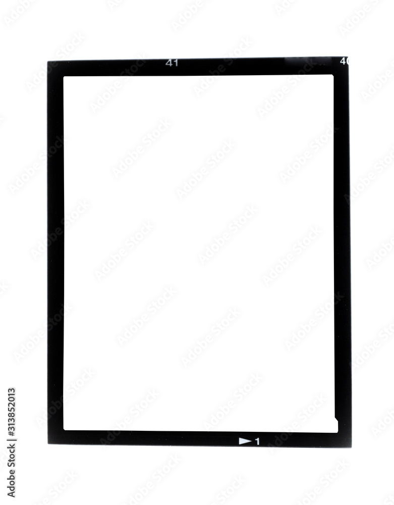 Black and white picture border isolated on background Black and white picture border isolated on background