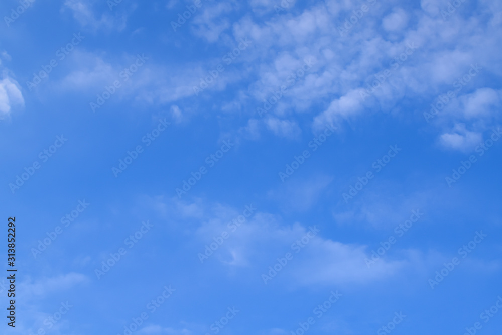  white cloud with blue sky background 