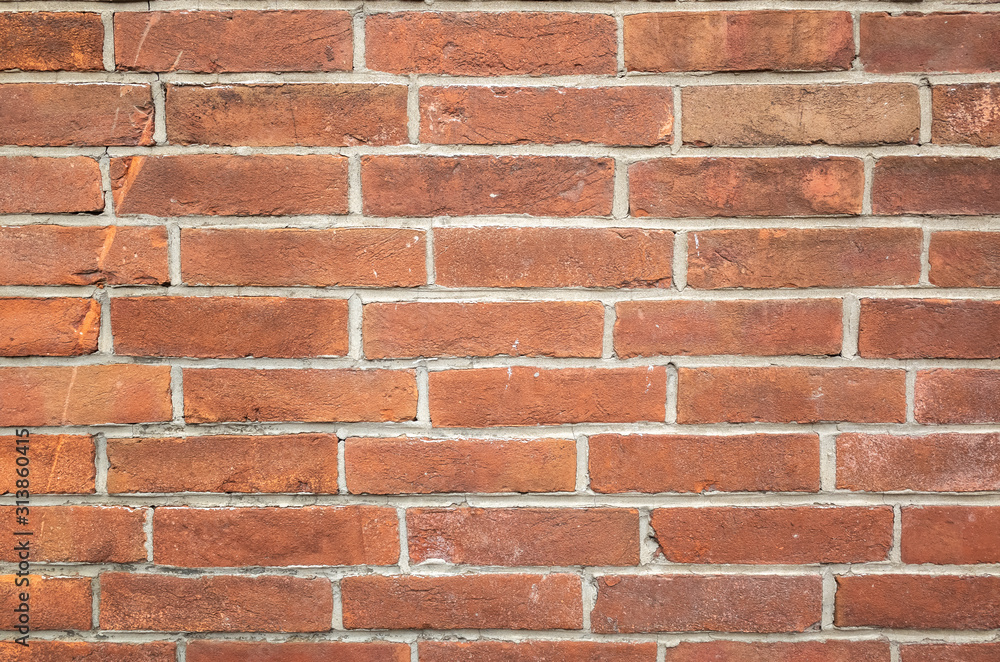 red brick wall background red brick wall background
