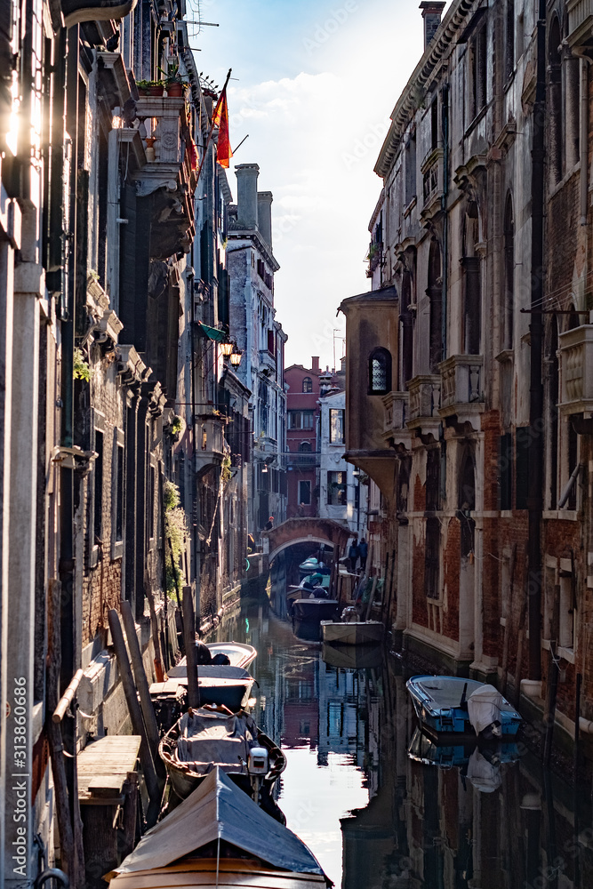 Wasserstraßen in Venedig