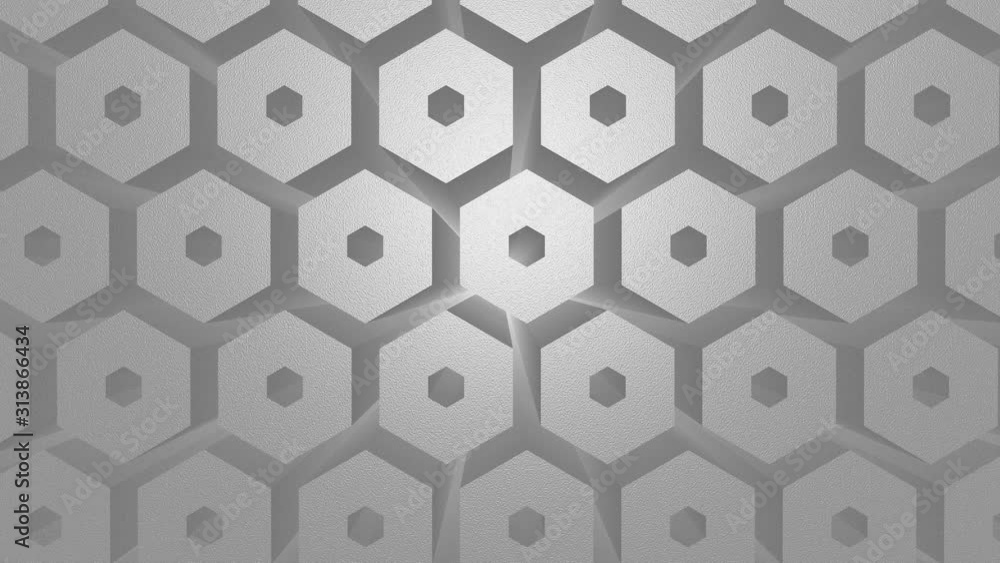 3d animation texture of hexagons in motion Slow motion honeycombs. Abstract background for business presentation. 3d animation texture of hexagons in motion Slow motion honeycombs. Abstract background for business presentation.