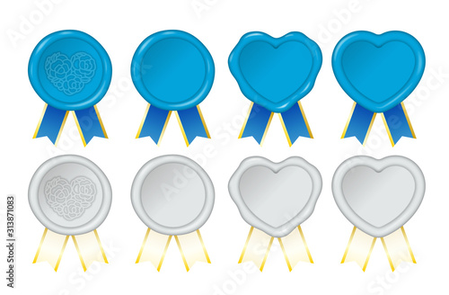 リボン付き　シーリングワックス