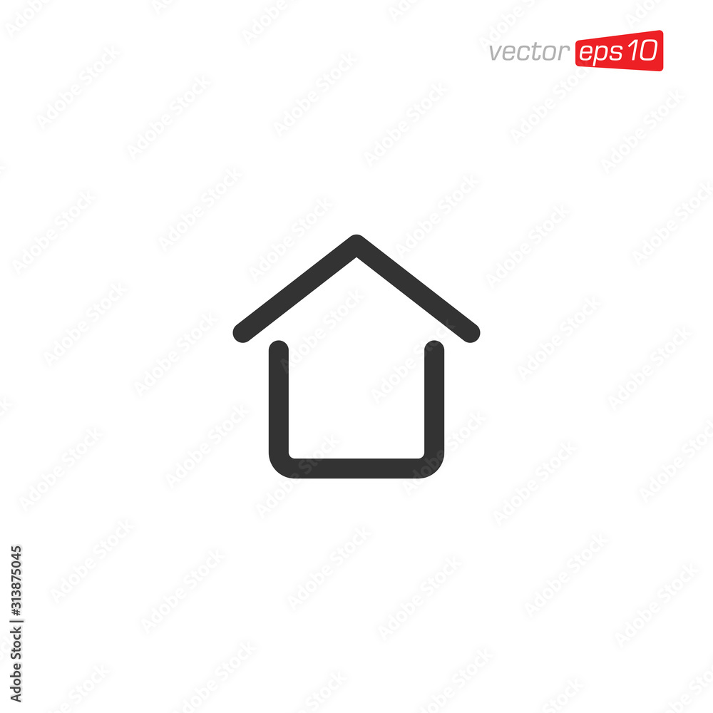 Home and House Logo Icon Vector