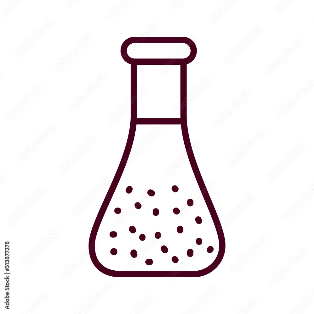 Isolated chemistry flask vector design Isolated chemistry flask vector design