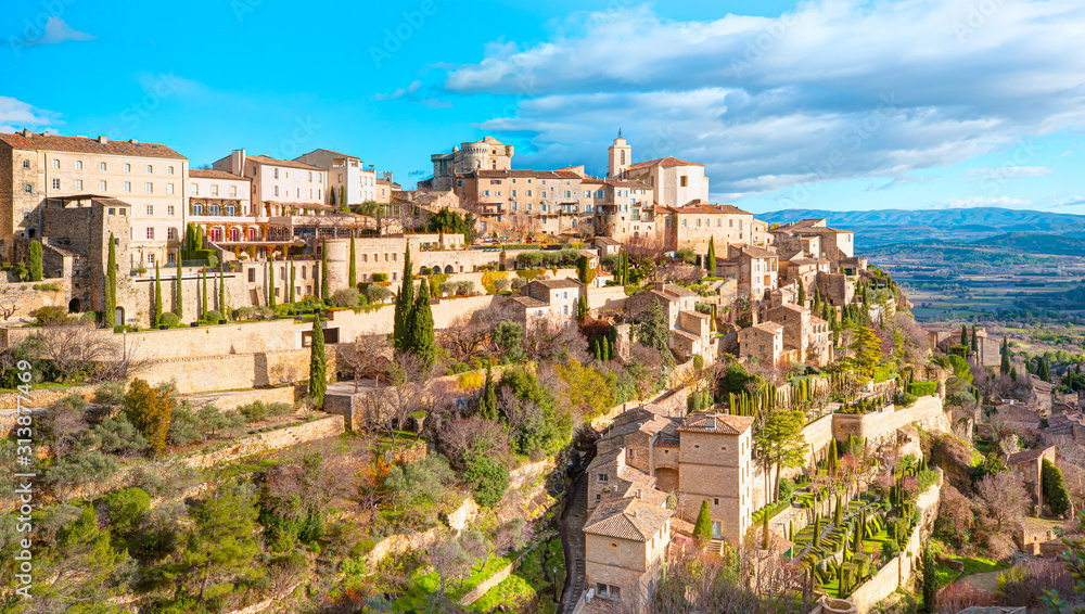 Beautiful medieval town Gordes - Provence, France
