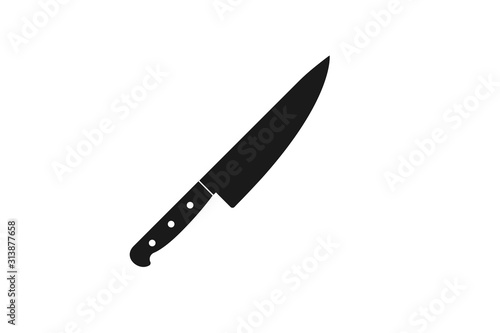 knife icon vector 