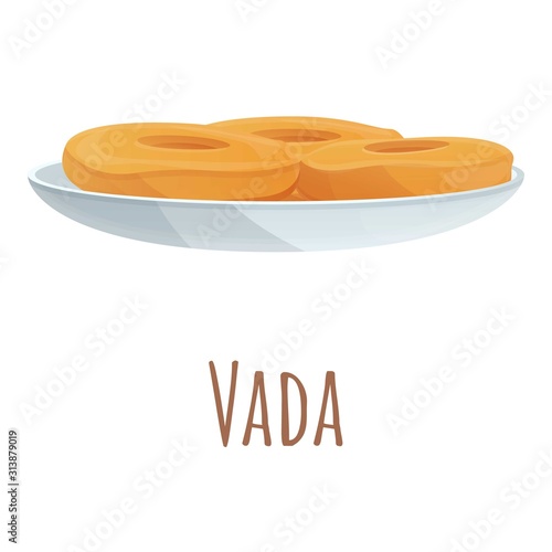 Vada icon. Cartoon of vada vector icon for web design isolated on white background