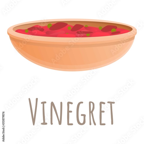 Vinegret icon. Cartoon of vinegret vector icon for web design isolated on white background