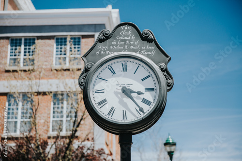 Horloge de la ville photo