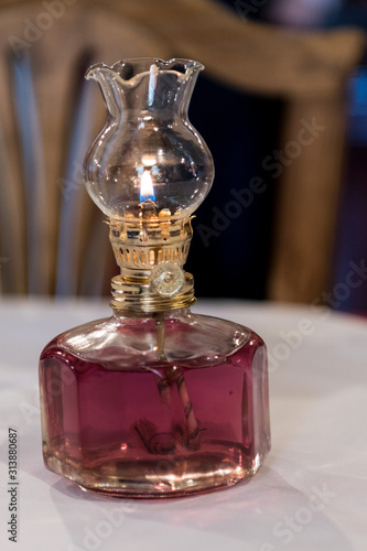 Details of an old perfume bottle