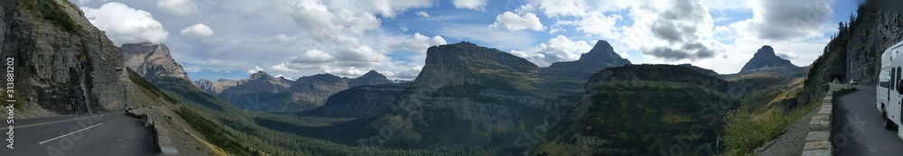 Glacier NP panorama, MT
