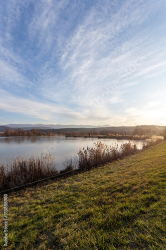 Reservoir lake of Maconka near Batonyterenye