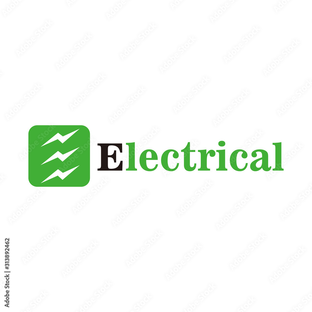electrical element letter E logo electrical element letter E logo