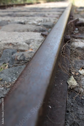 La vías de un Tren.