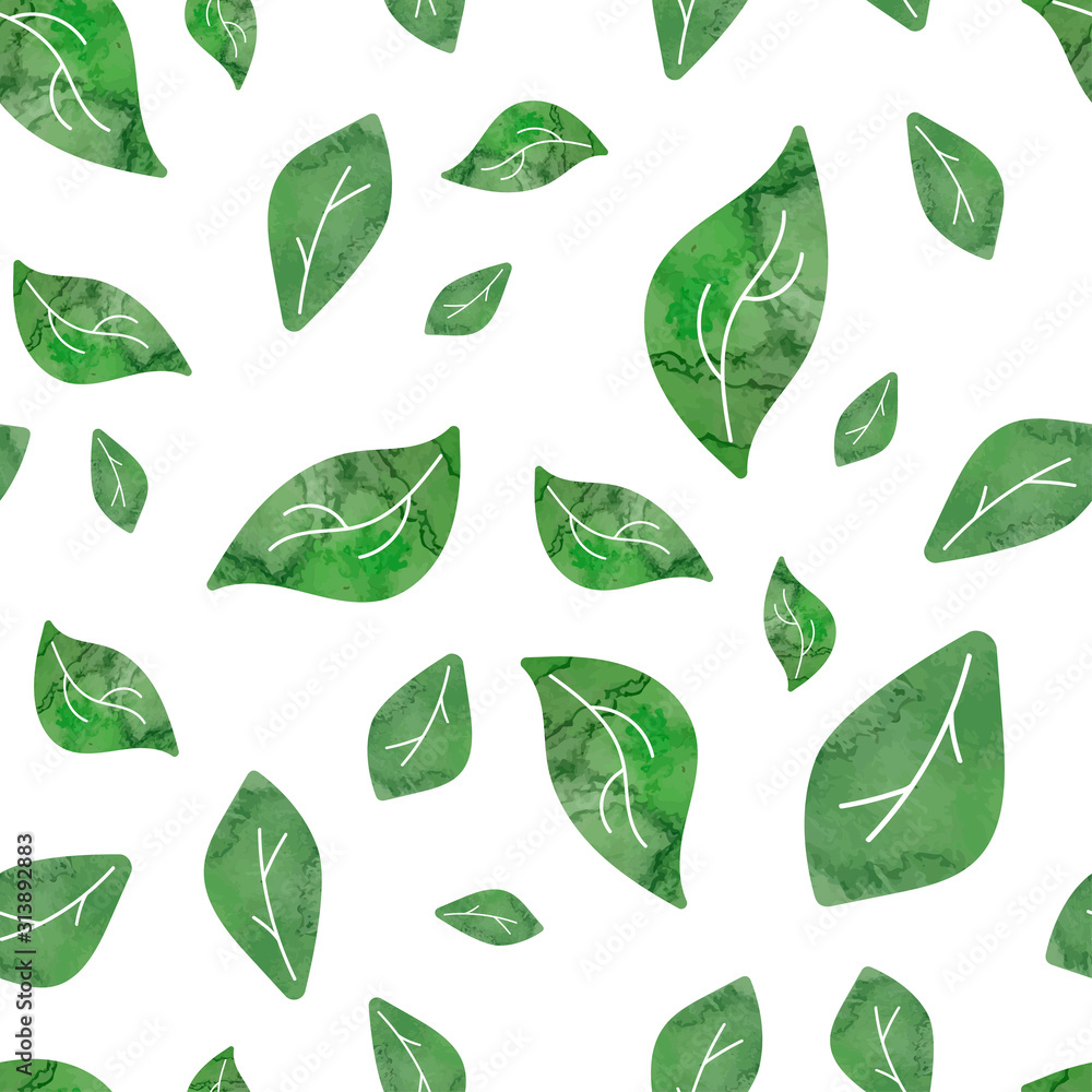 pattern with leaves